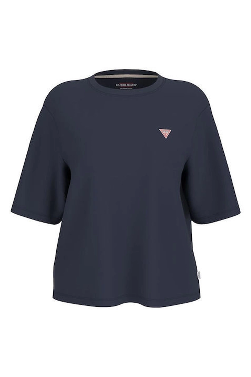 Guess Kadın Lacivert T-Shirt