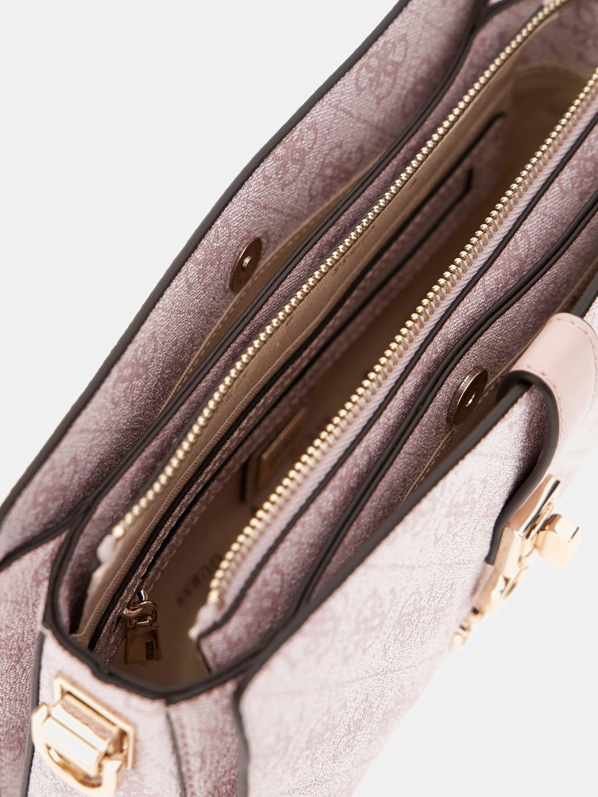 Guess Kadın Pembe Silvana İki Bölmeli Tote Çanta
