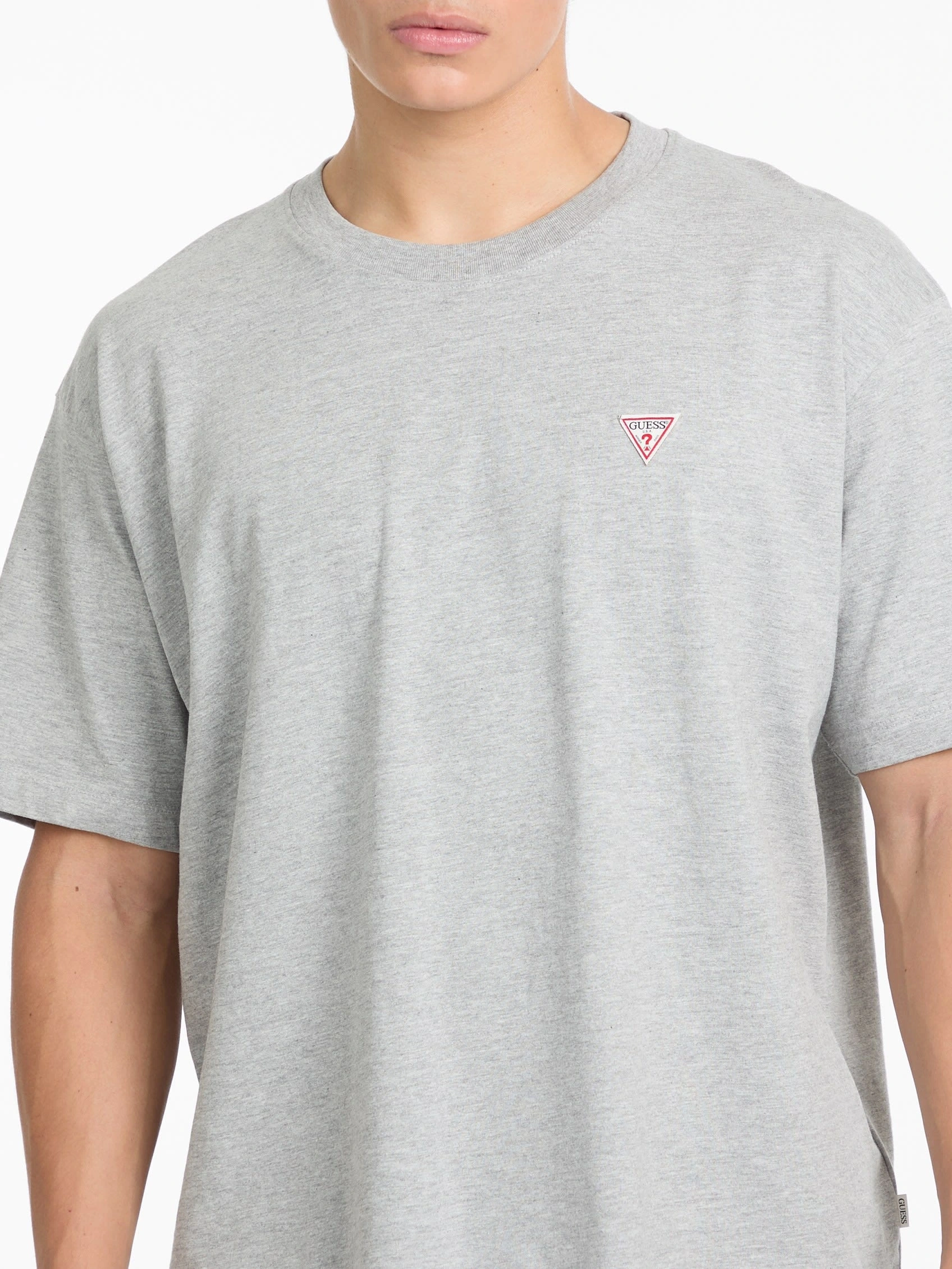 Guess Oversize Bej Erkek Tişört
