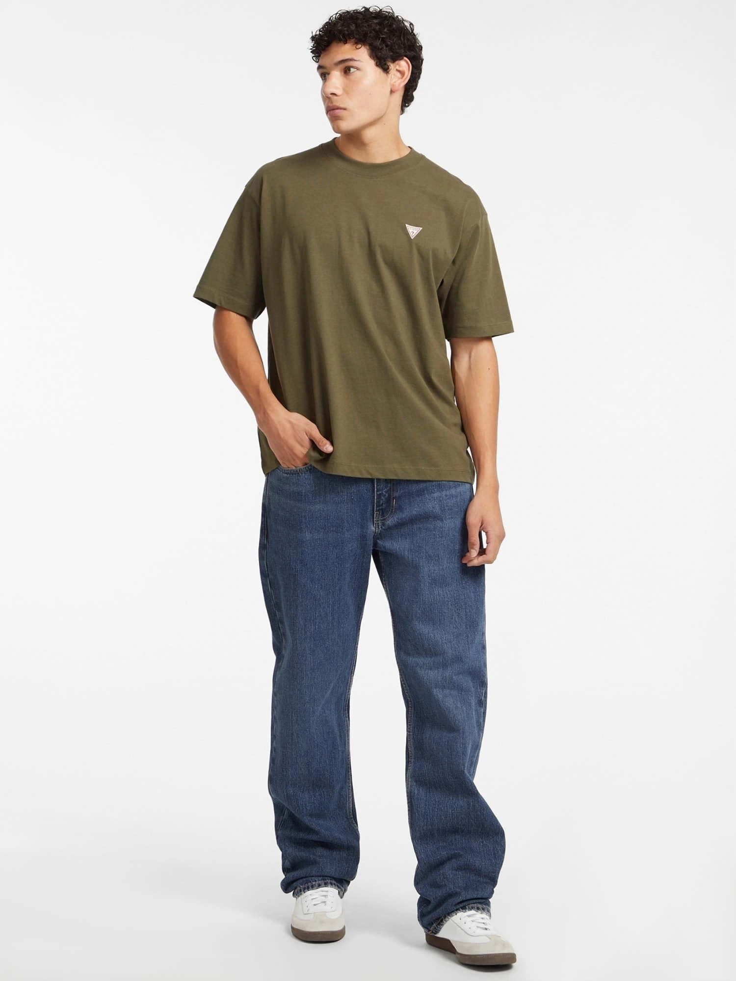 Guess Oversize Siyah Erkek Tişört