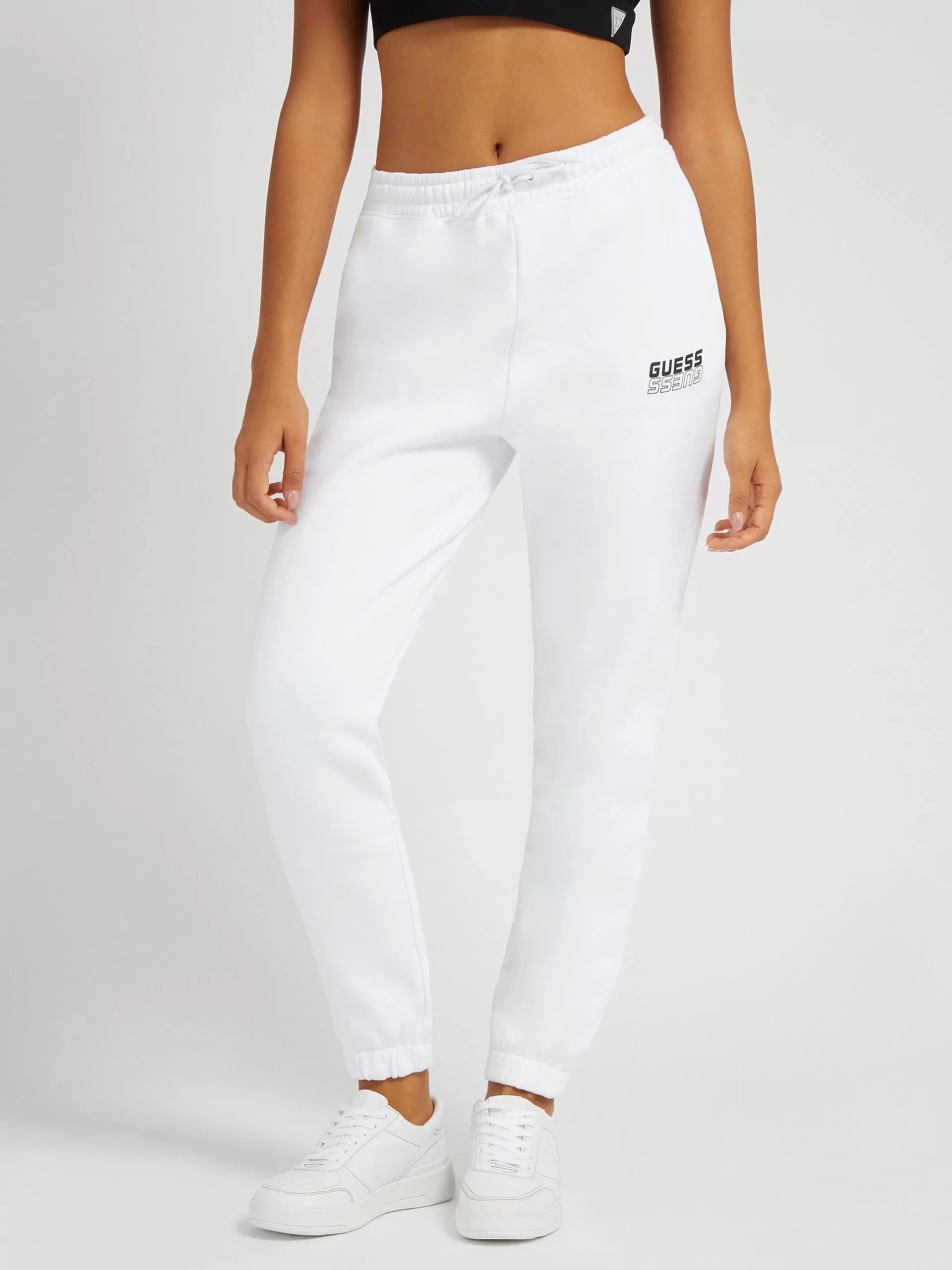 Guess Yanda Logolu Jogger Pantolon Kadın
