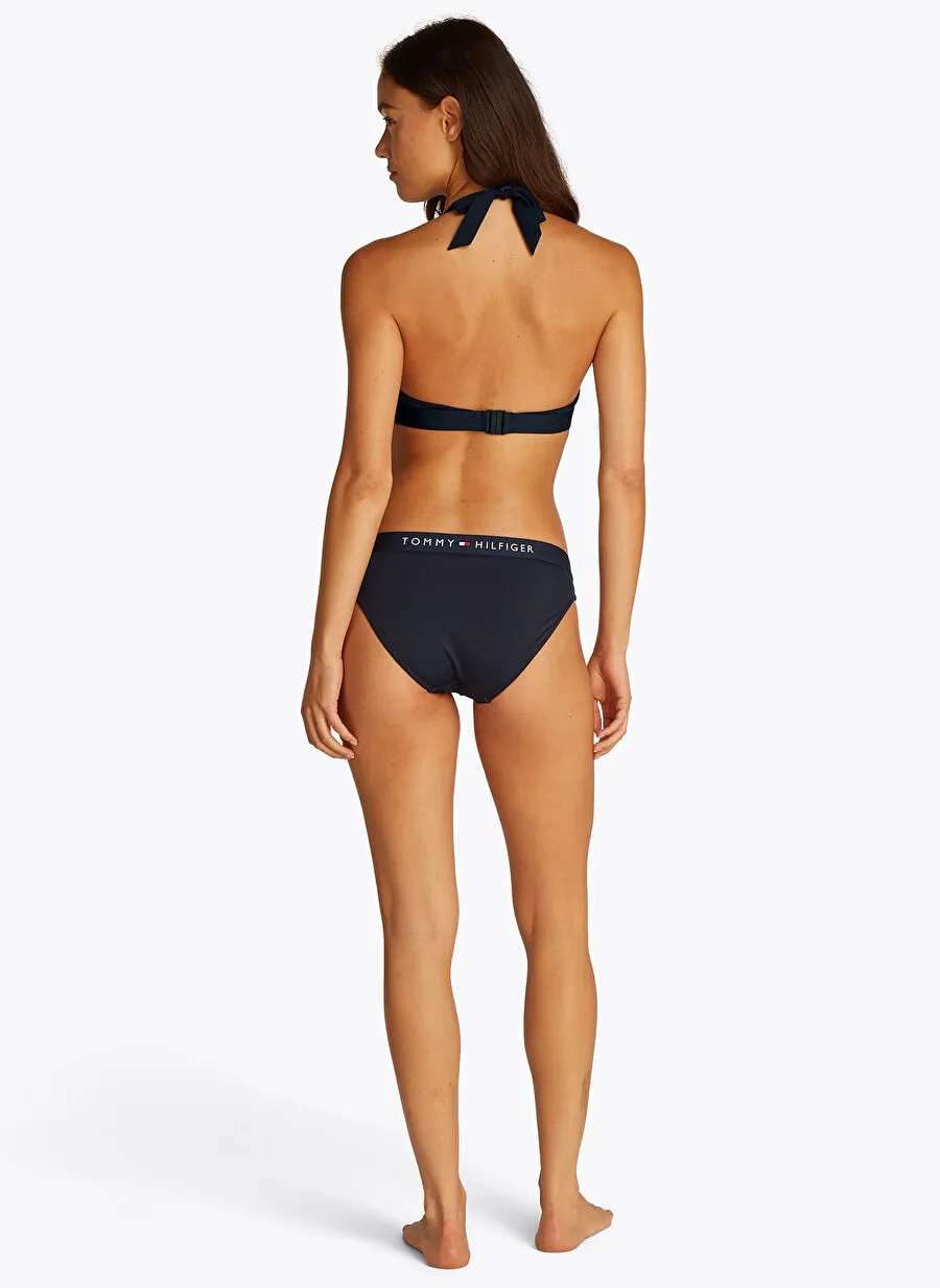 Tommy Hilfiger Kadın Mavi Regular Fit Bikini Üstü