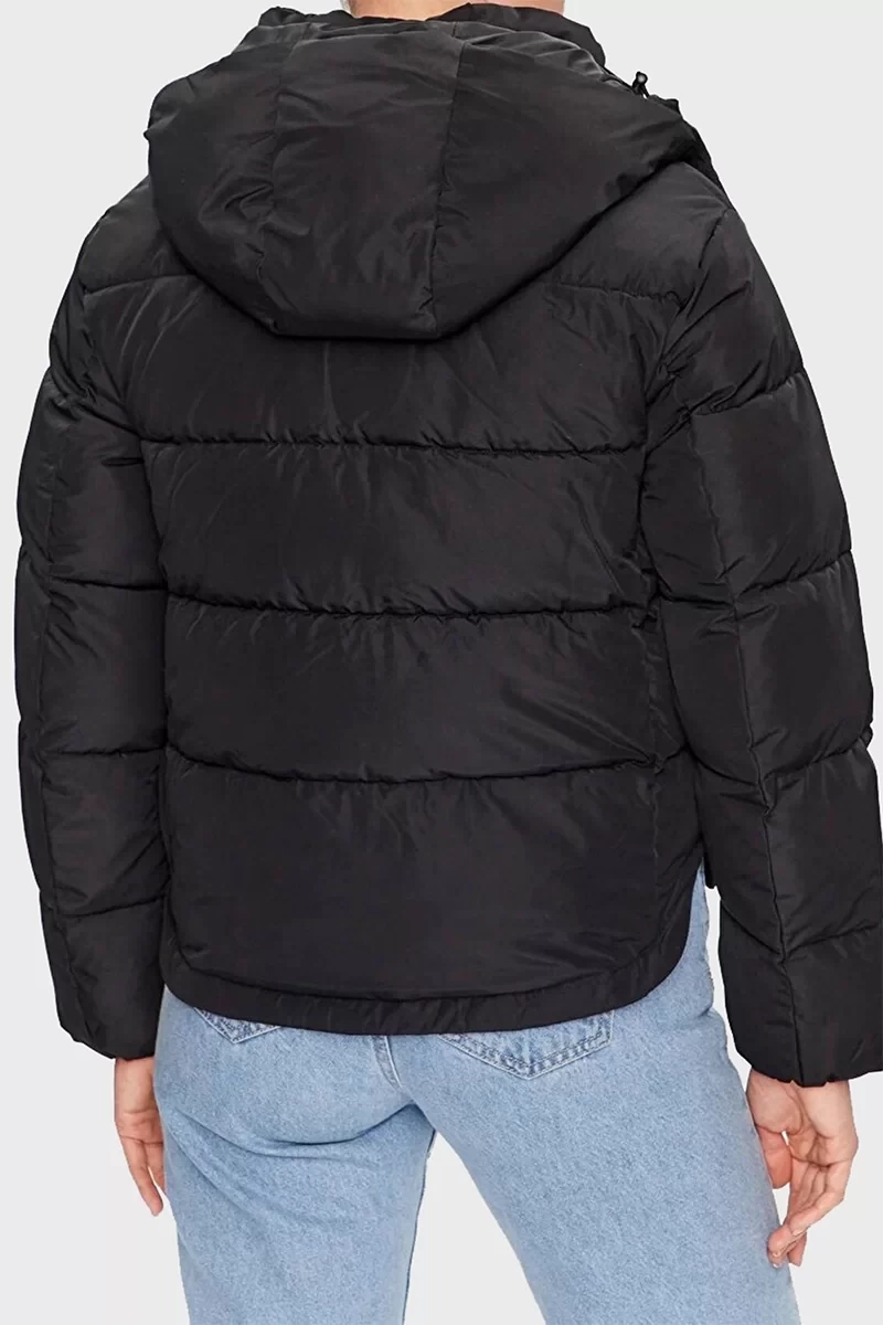 Calvin Klein Monologo Non Down Puffer Siyah Kadın Mont