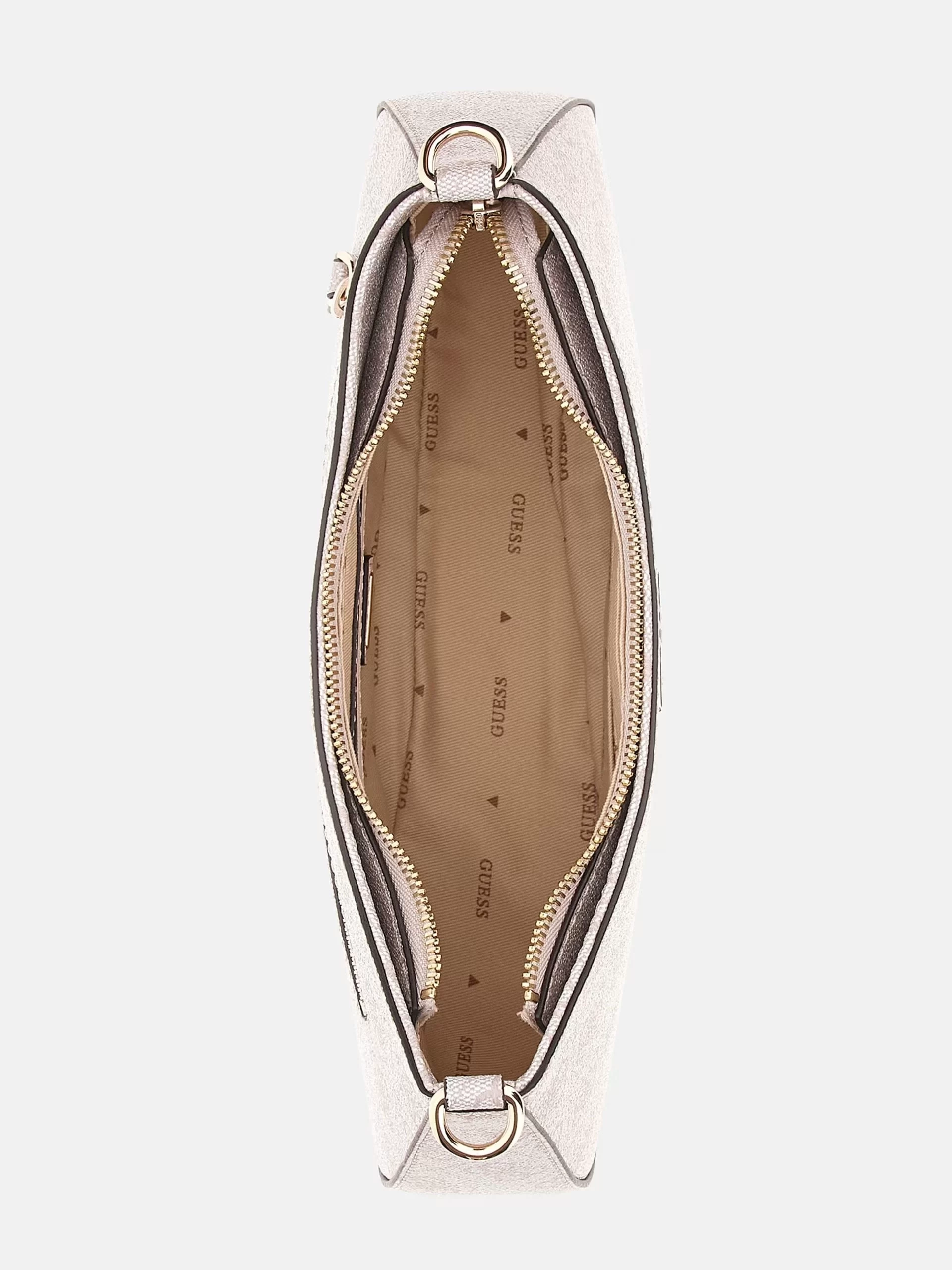 Guess Kadın Krem 4G Logolu Omız Çantası