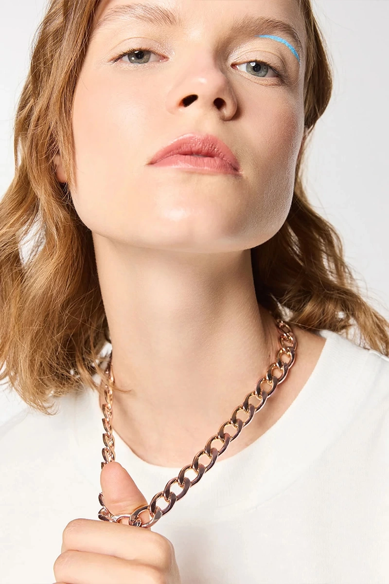 Twist Metal Zincir Kolye