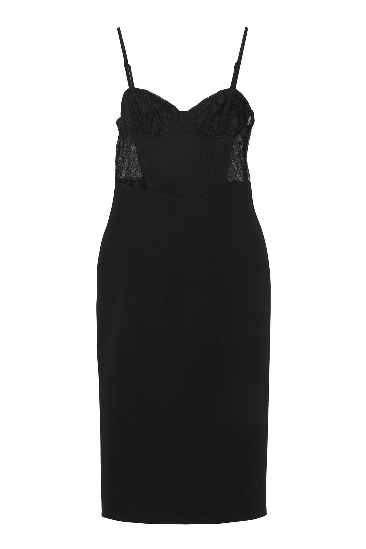 Korse Midi Elbise
