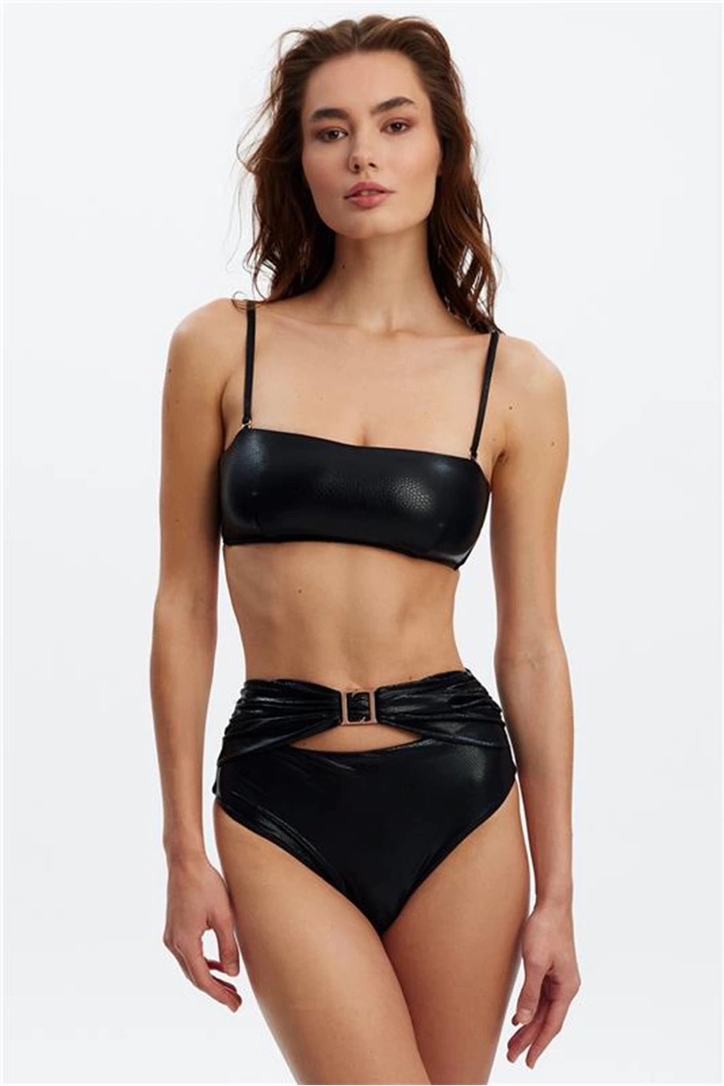 Louren Straplez Bikini Takımı-SIYAH