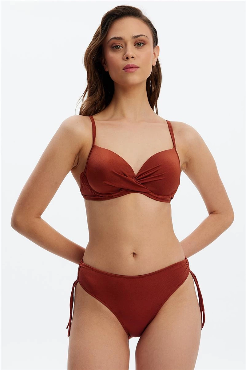 Louren Tünelli Bikini Altı-KİREMİT