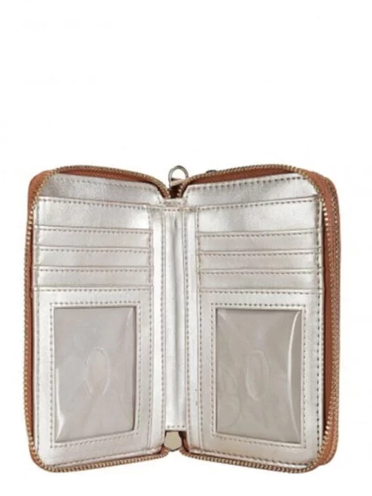 Guess M Cognac Çevresindeki Meridian Fermuarılı Cüzdan