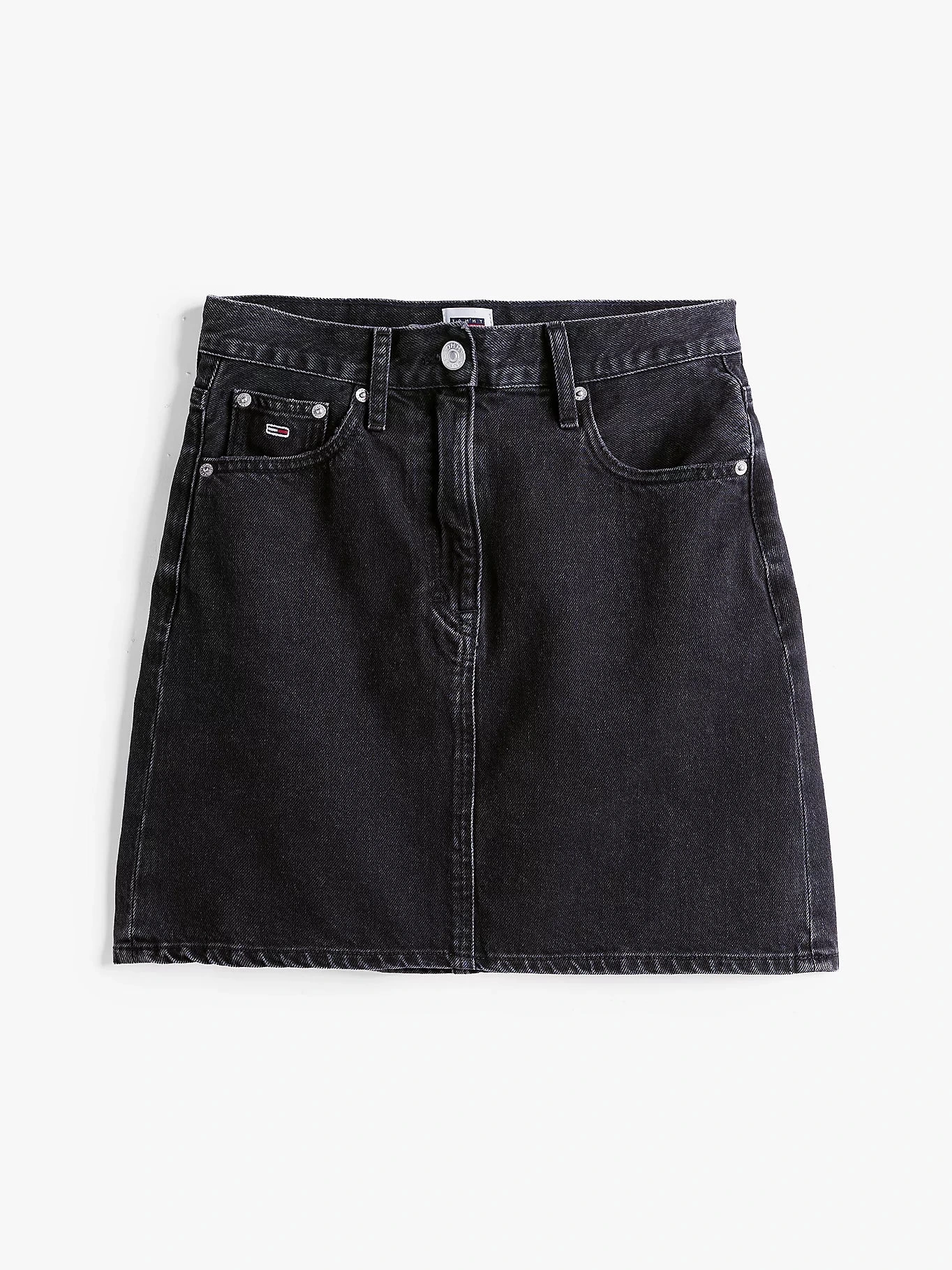 Tommy Kadın Açık Mavi Mom Denim Etek