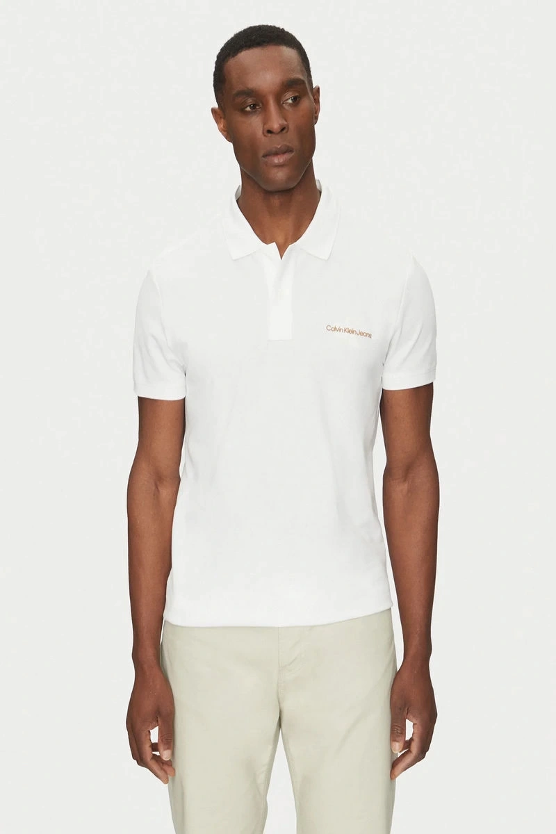 Calvin Klein Erkek Monogram Beyaz T-shirt