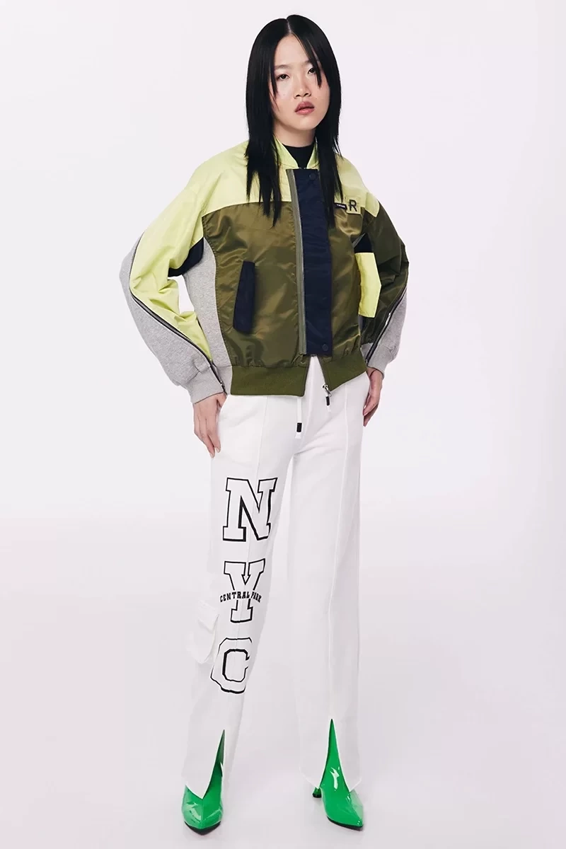 Twist ColorBlock Bomber Mont Kadın