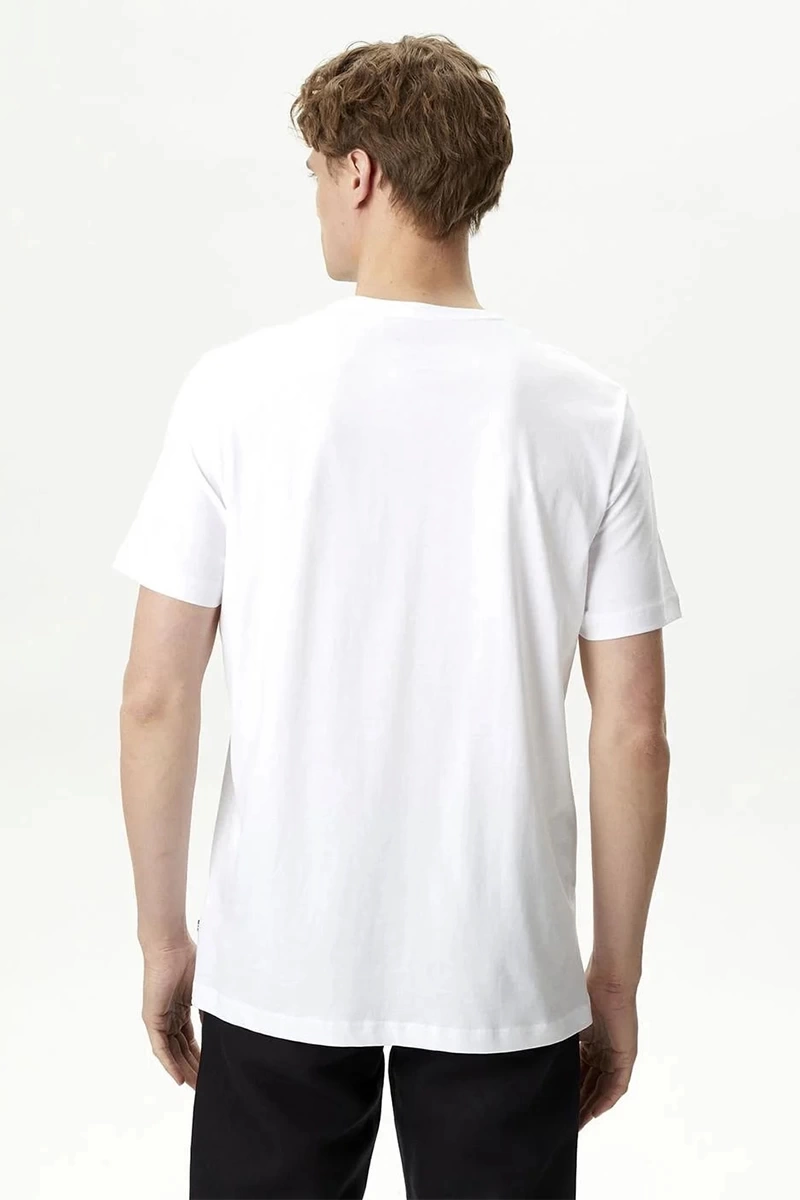 Nautıca  Erkek  Beyaz Standart  Fıt Kısa Kollu  T-Shirt