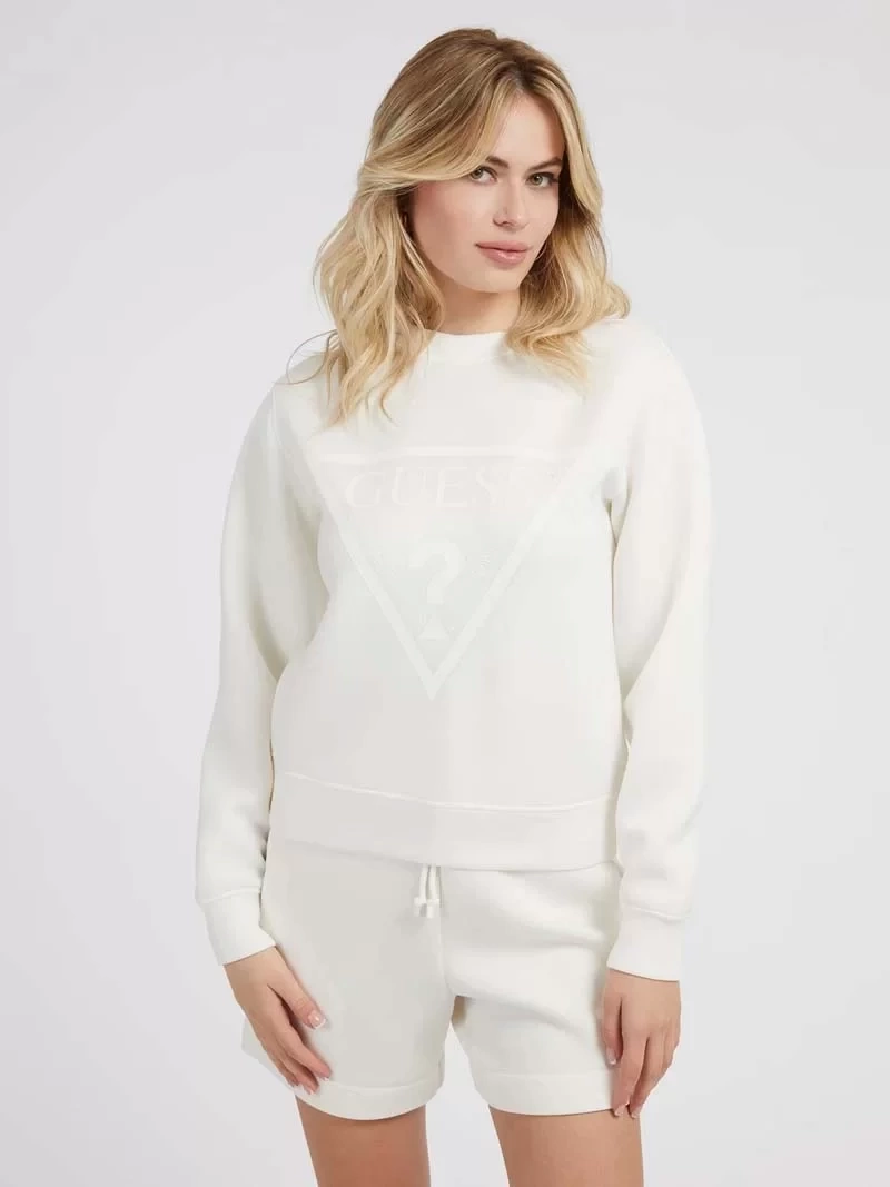 Guess Soft Touch Teknik Kumaş Scuba Sweatshirt Kadın