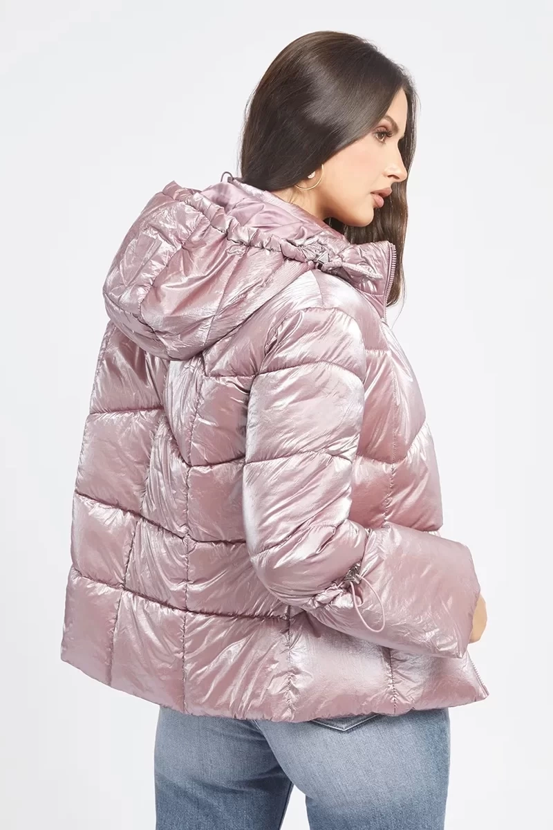 Guess Ayna Kaplama Görünümlü Şişme Mont