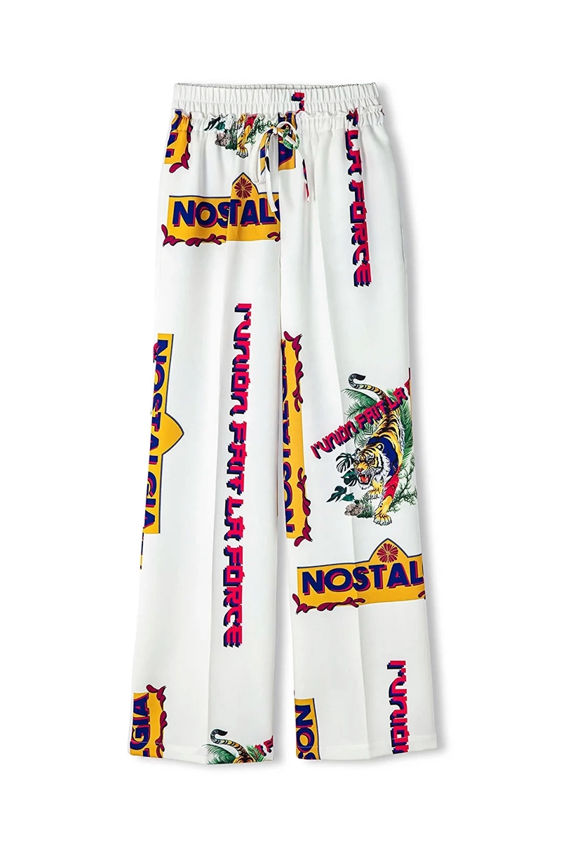 Twist  Slogan Baskılı Pantolon