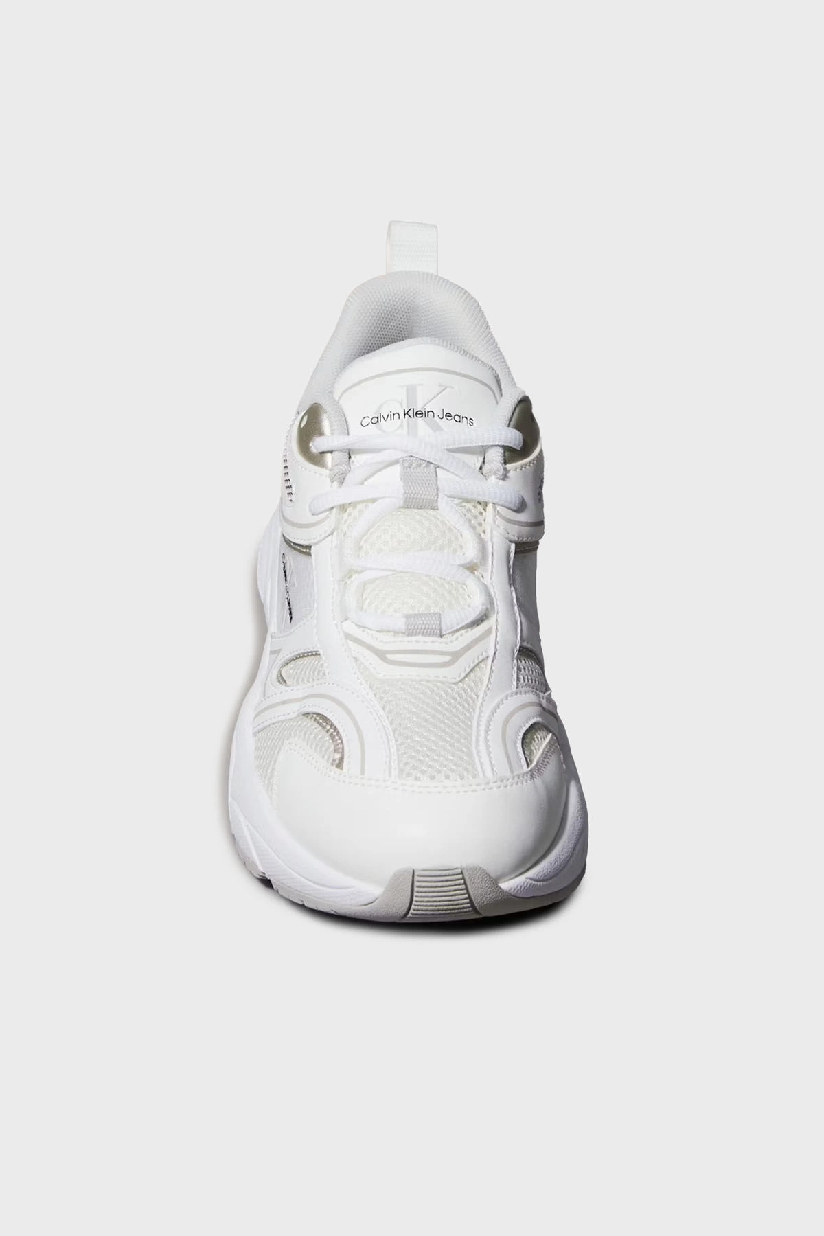 Calvin Klein Kadın Beyaz Retro Sneaker