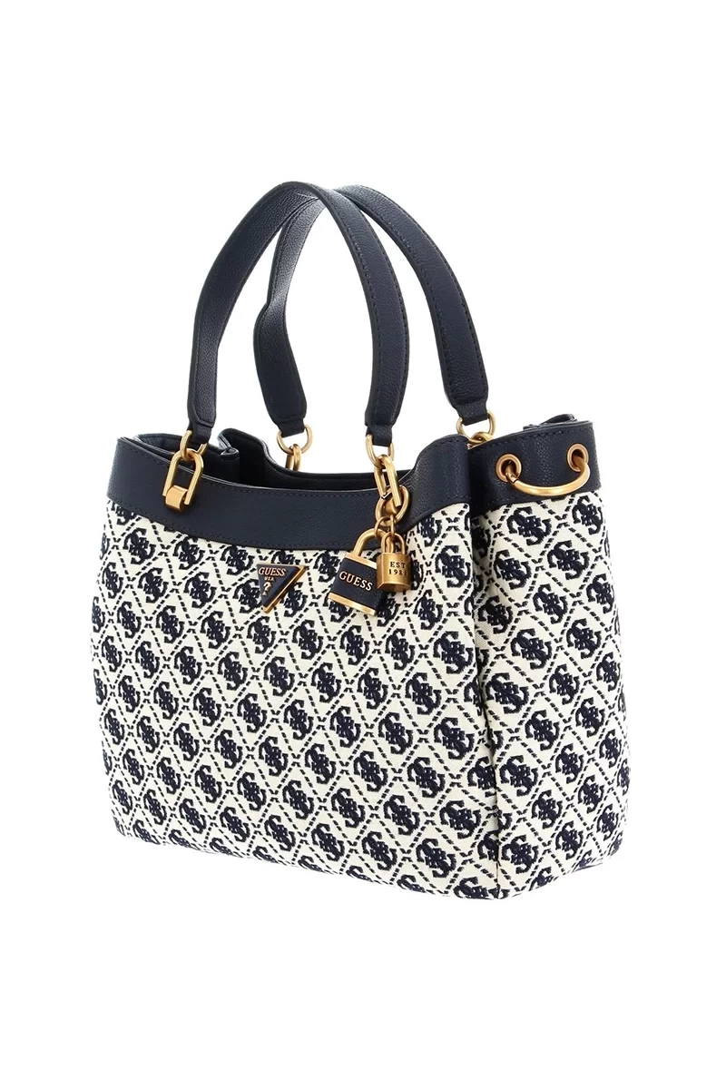 Guess Carryall Hobo L Navy Logolu Kadın Çanta