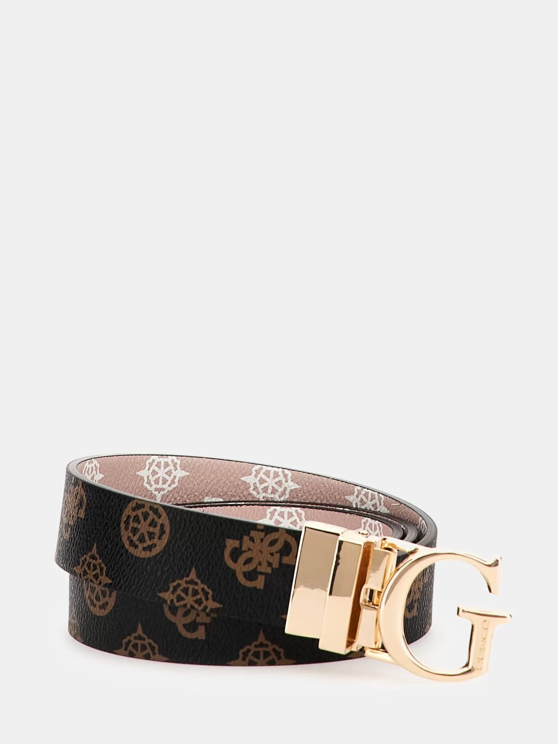 Guess Silvana 4G ve Peony logolu kemer Kadın