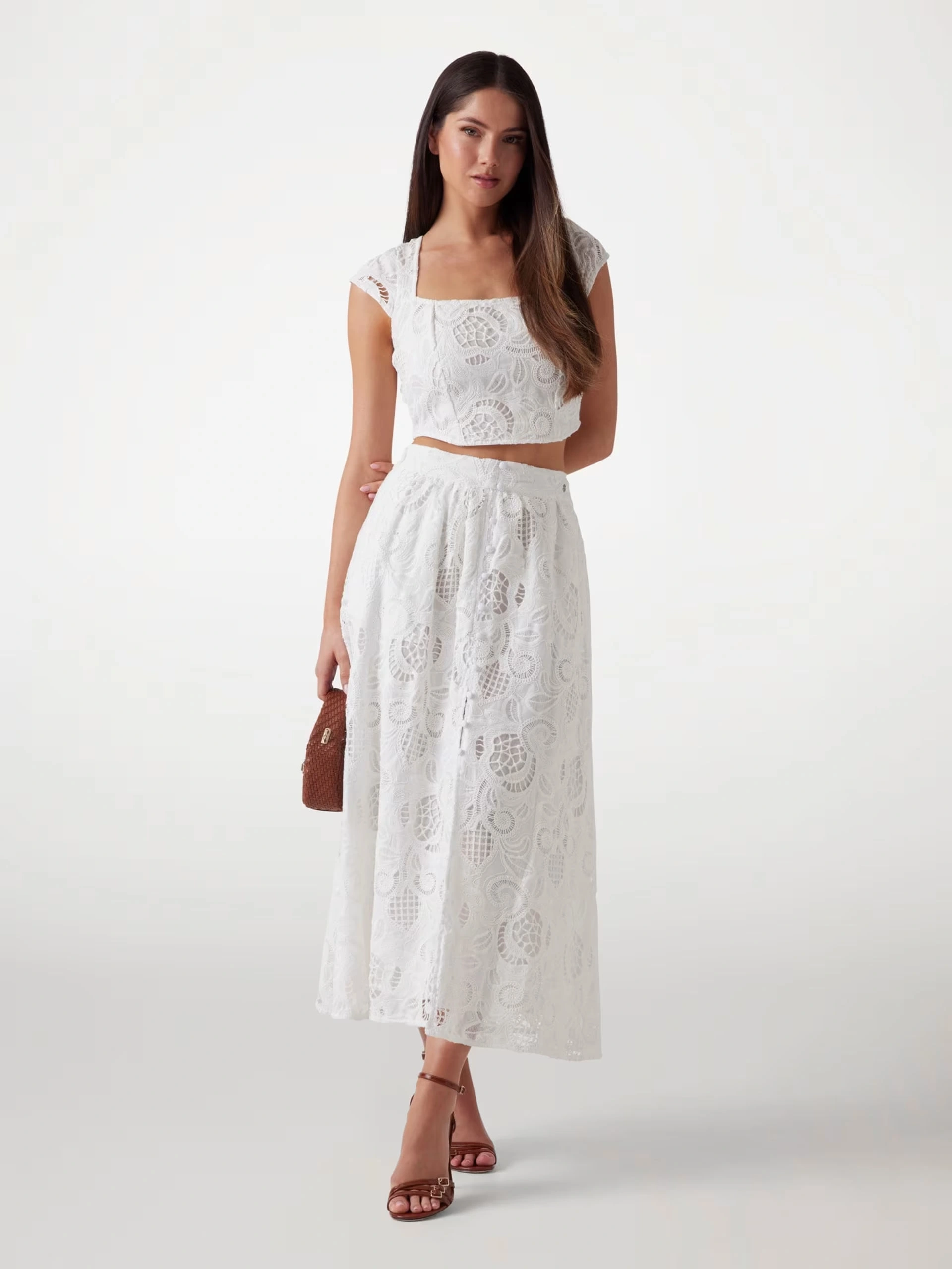 Guess Kadın  Beyaz  Nakışlı Büstiyer
