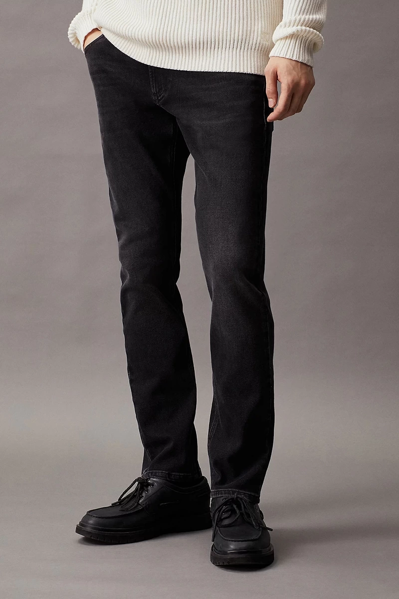 Calvin Klein Erkek Siyah Slim Denim