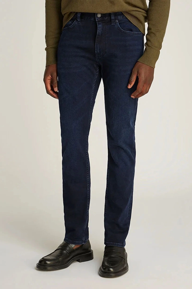 Tommy Hilfiger Erkek Slim Bleecker Lacivert Kot Pantolon