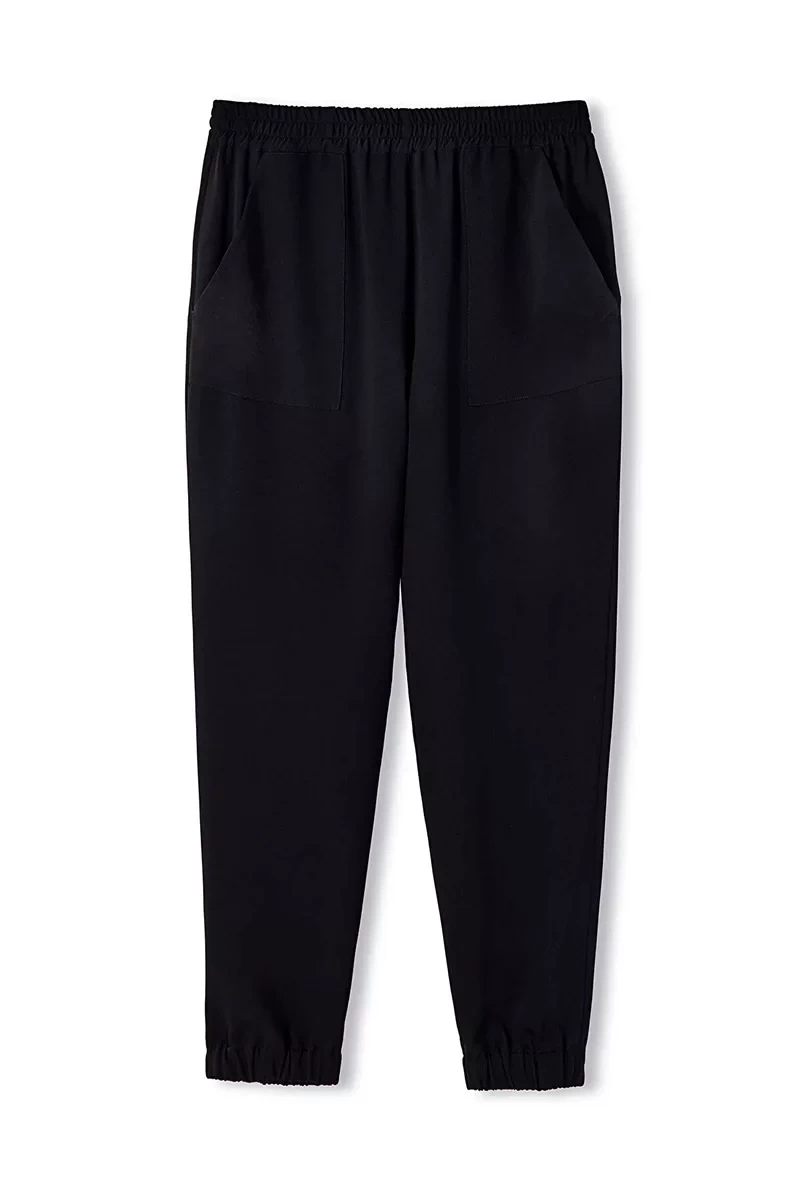 Twist Slim Fit Pantolon Siyah Kadın