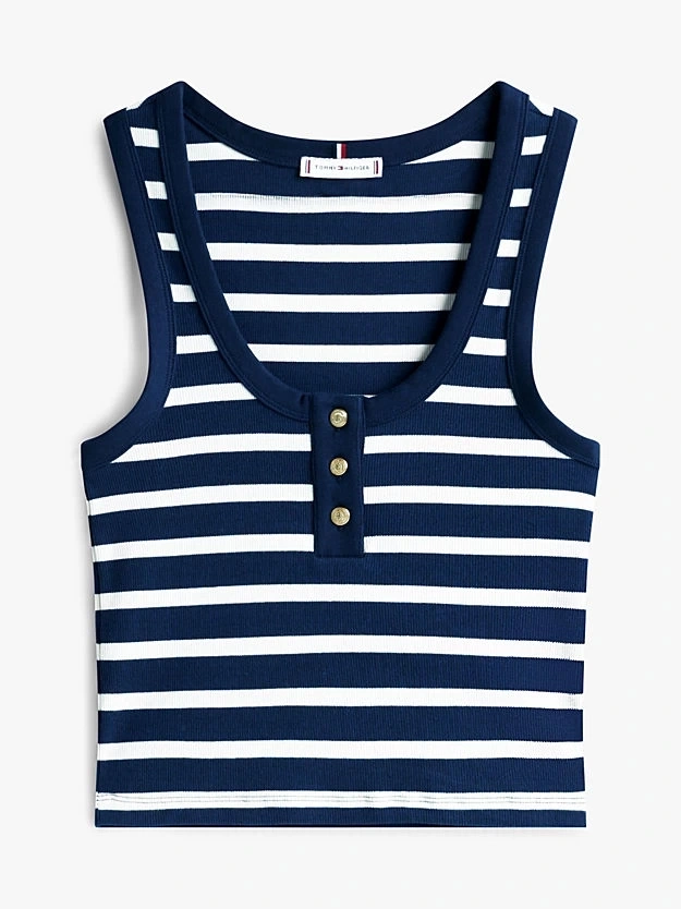 SLIM HENLEY GB SCOOP-NK TANK TOP