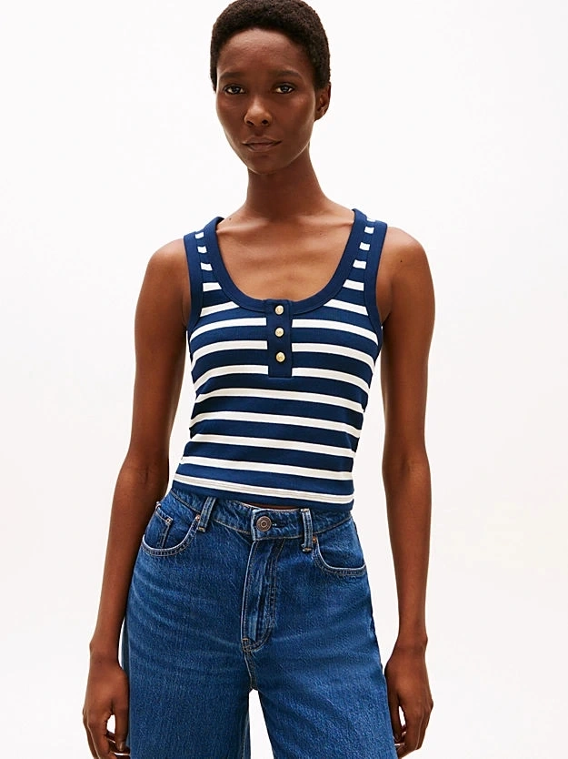 SLIM HENLEY GB SCOOP-NK TANK TOP