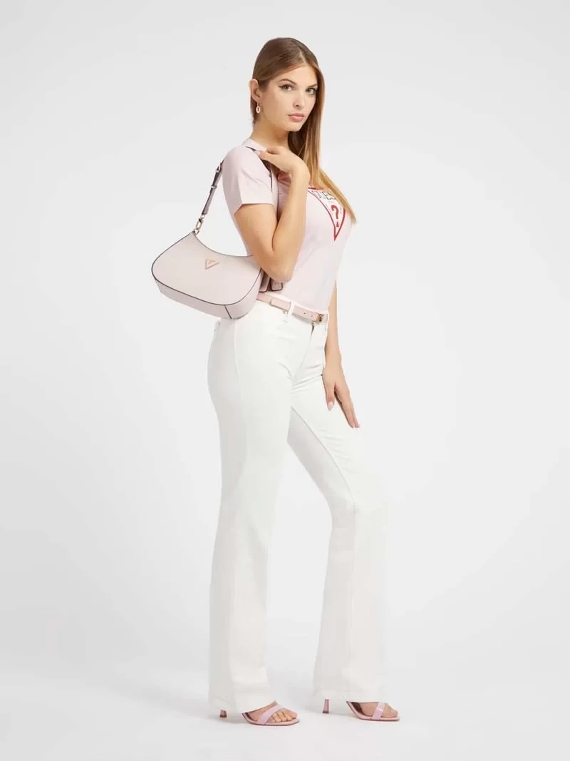Guess Üçgen Logolu T-Shirt Kadın