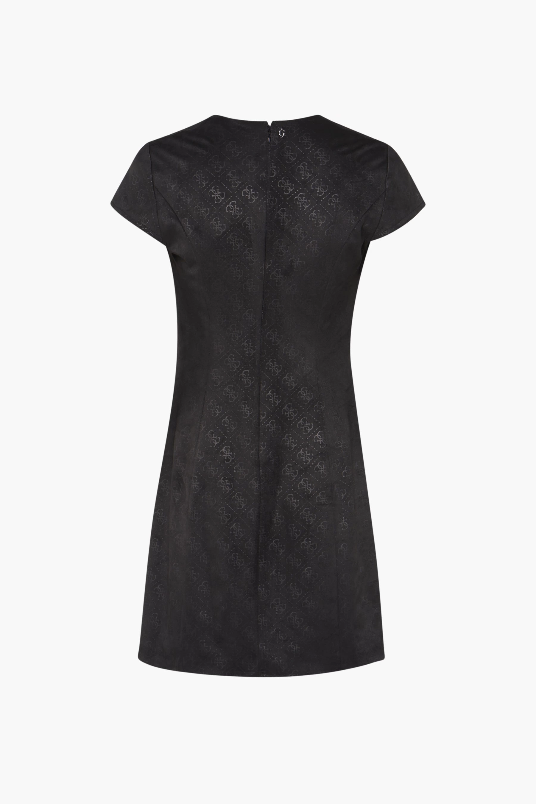 GUESS LUNA 4G LOGOLU SİYAH ELBİSE
