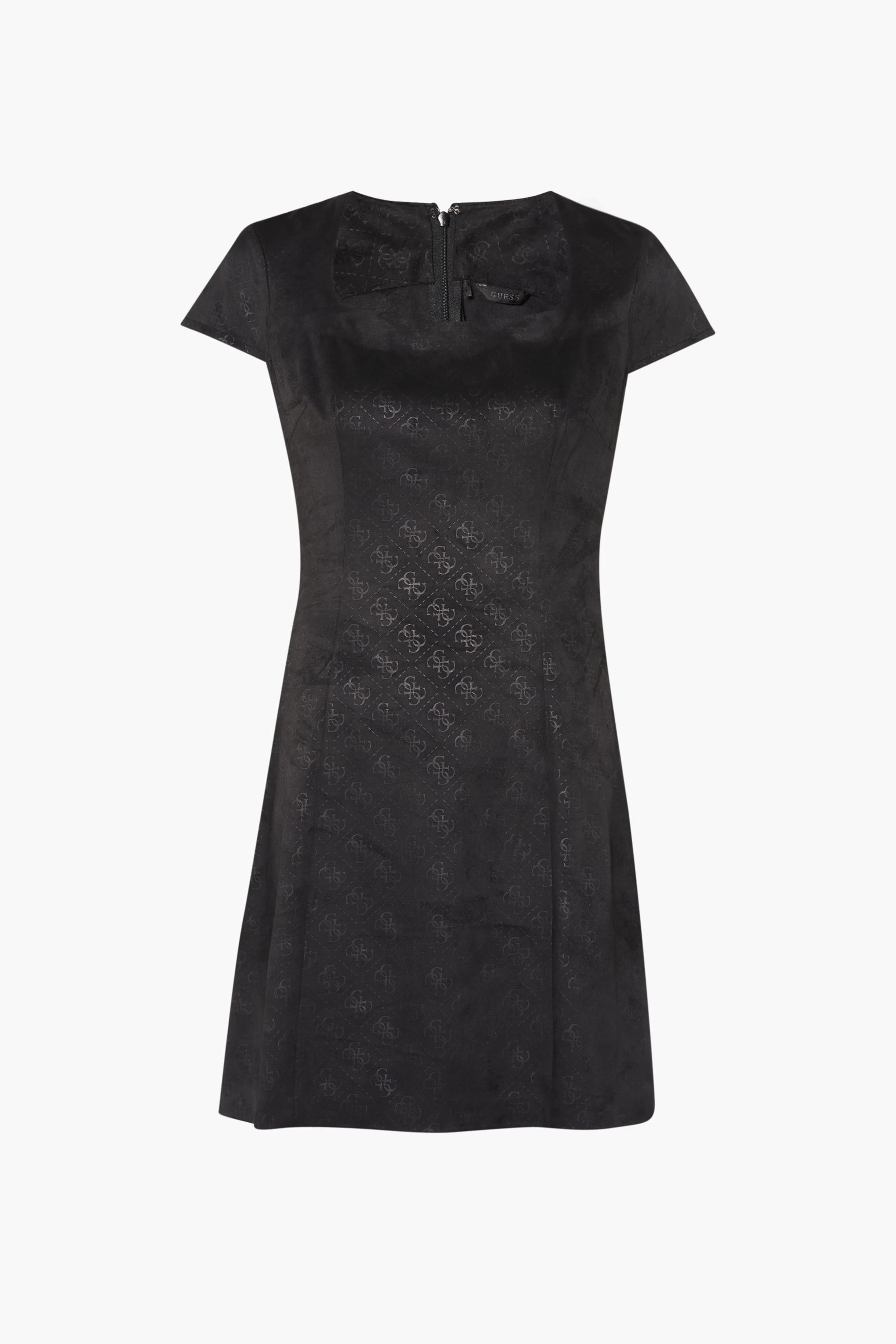 GUESS LUNA 4G LOGOLU SİYAH ELBİSE