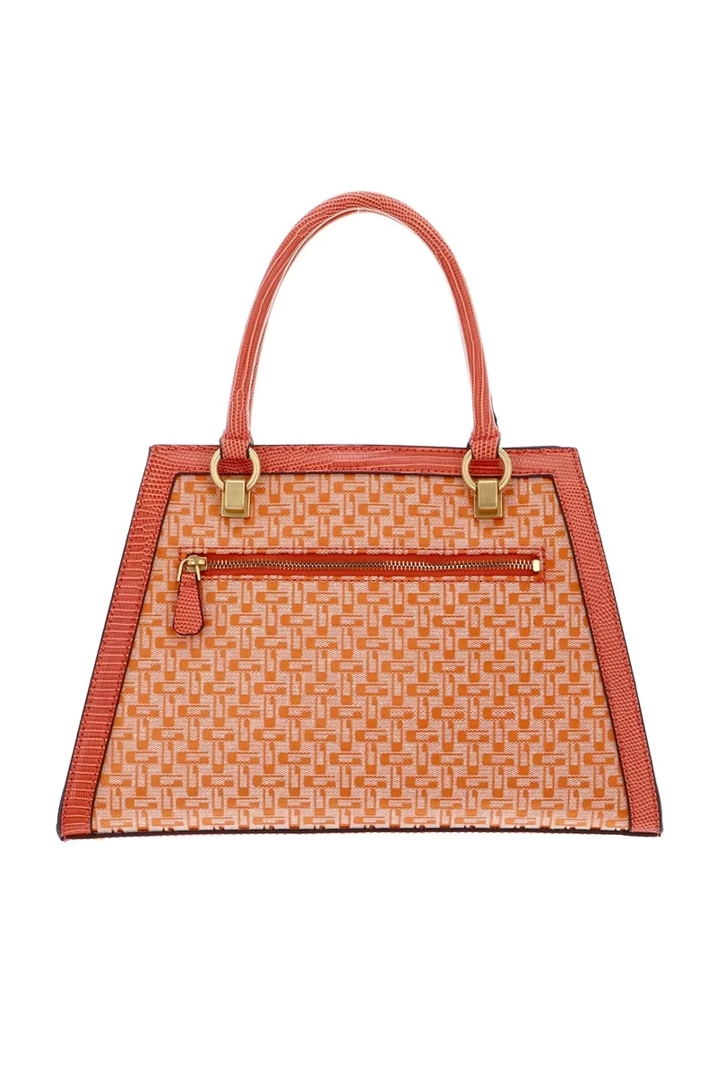 Guess Turuncu Logolu  Stephi Girlfriend El Çantası