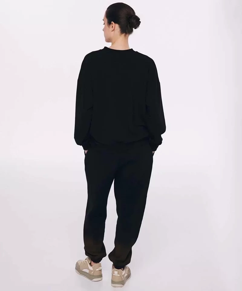 Twist Nakışlı Oversize Sweatshirt