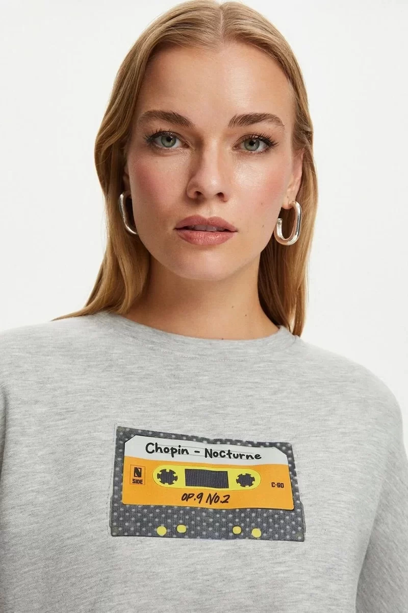 Nocturne Crop Sweatshirt