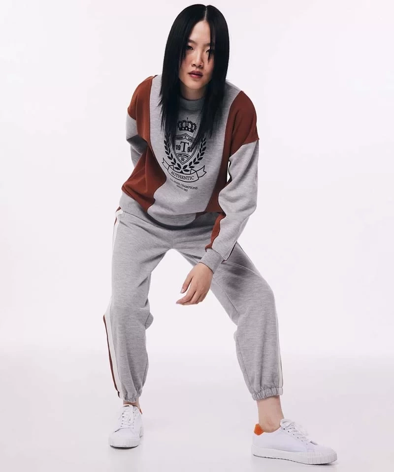 Twist ColorBlock Rahat Kesim Sweatshirt