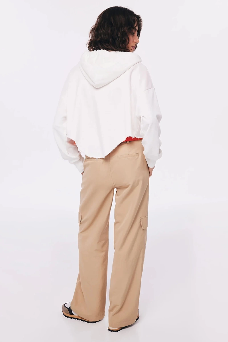 Raw Edge Detaylı Sweatshirt