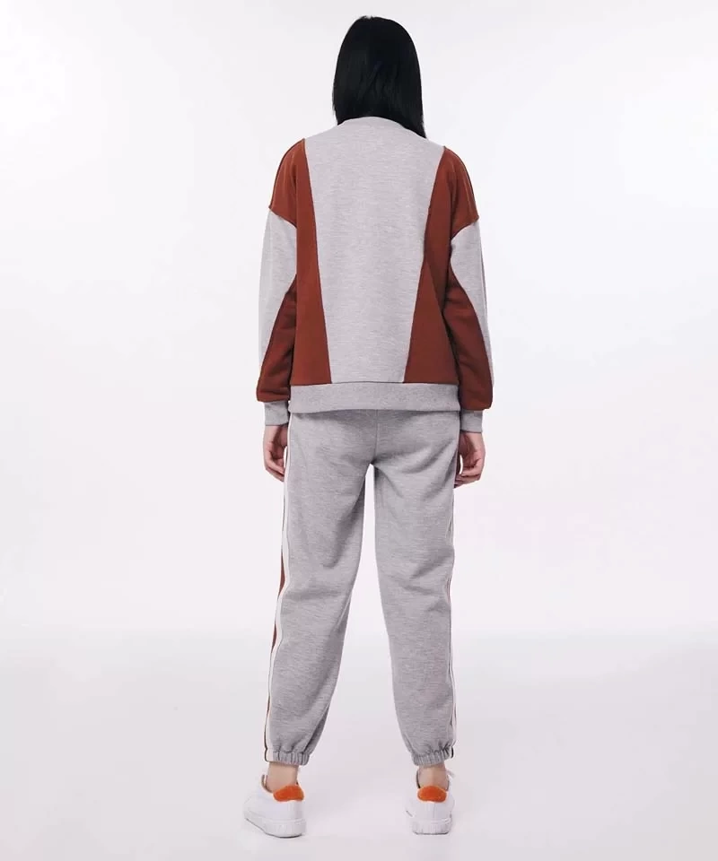Twist ColorBlock Rahat Kesim Sweatshirt