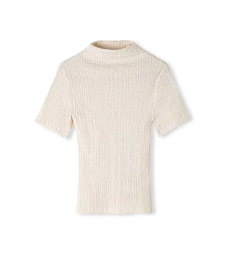 Twist  Dokulu Dar Kesim T-Shirt