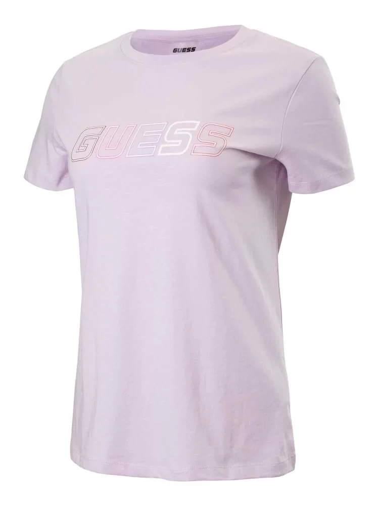 Guess  Kadın Mor T-Shirt