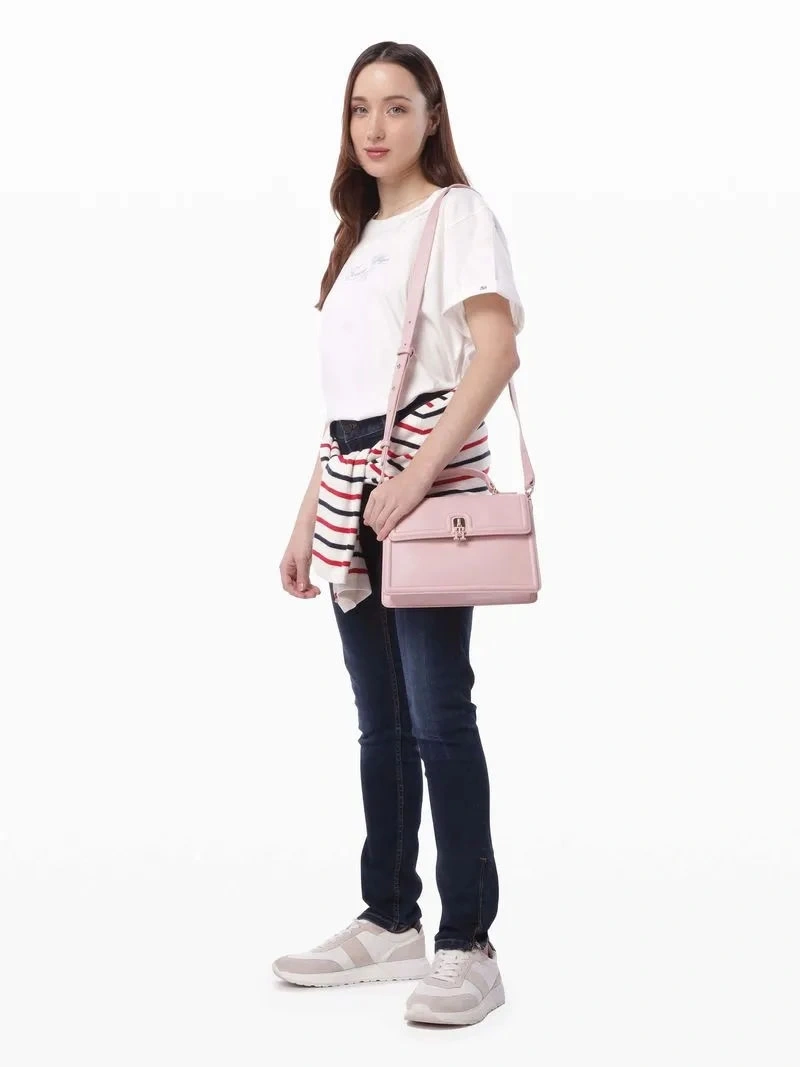 Tommy Hilfiger Kadın Pembe Eternity Mini El Çantası