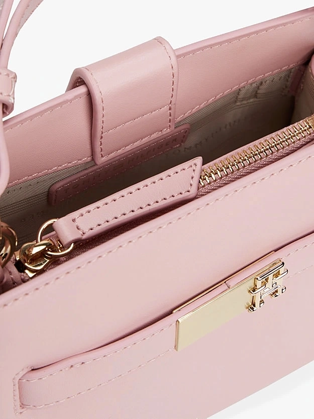 Tommy Hilfiger Kadın Pembe Heritage Mini El Çantası