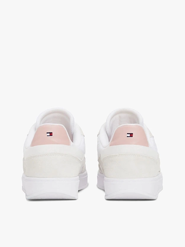 Tommy Hilfiger  Kadın  Beyaz Miras Süet  Sneaker