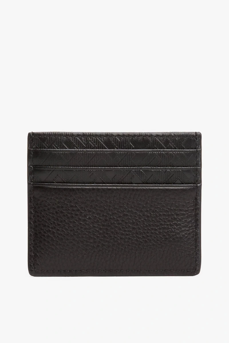 Tommy  Hilfiger Erkek  TH Monogram  Siyah Cüzdan