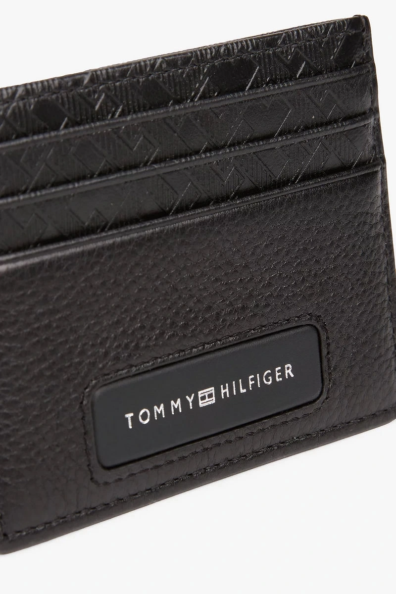 Tommy  Hilfiger Erkek  TH Monogram  Siyah Cüzdan