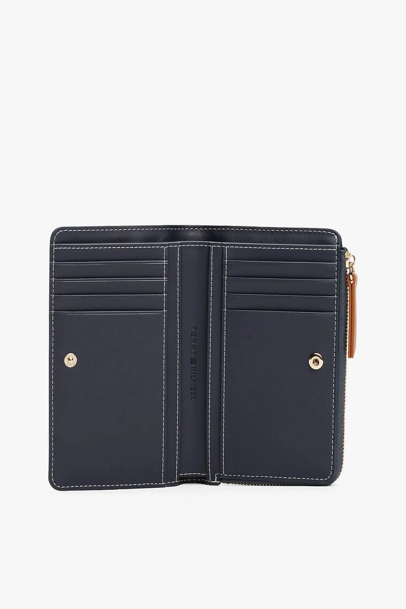 Tommy Hilfiger Monoplay Bifold Mavi Cüzdan