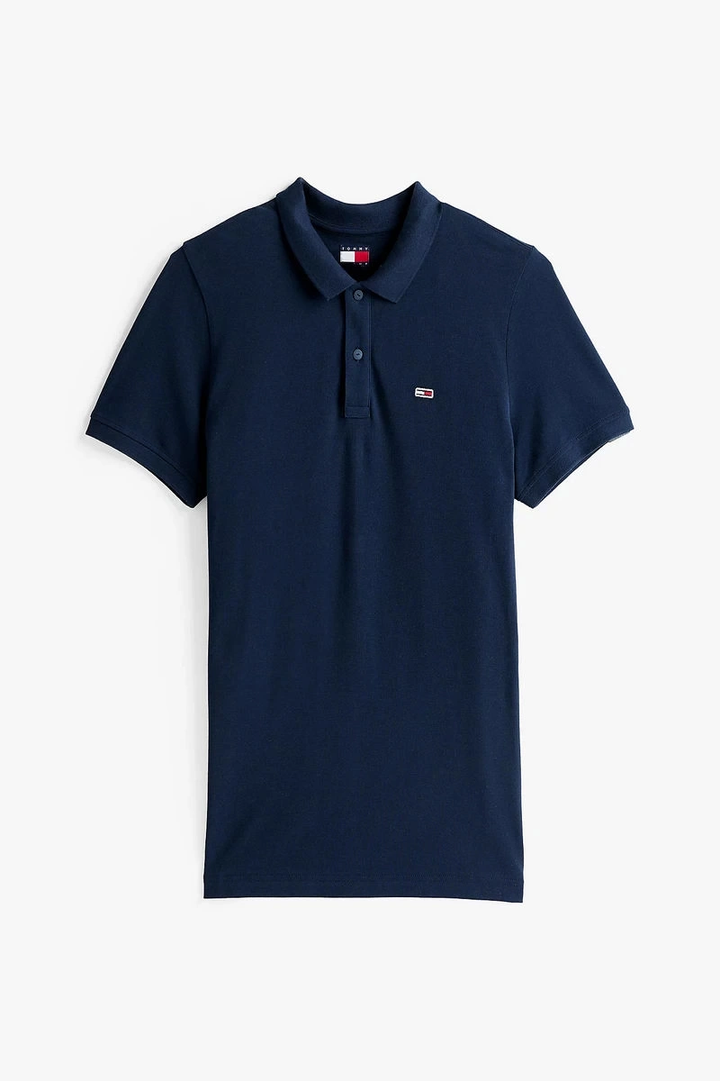 Tommy Hilfiger Erkek  Lacivert Slim Fit Polo T-Shirt