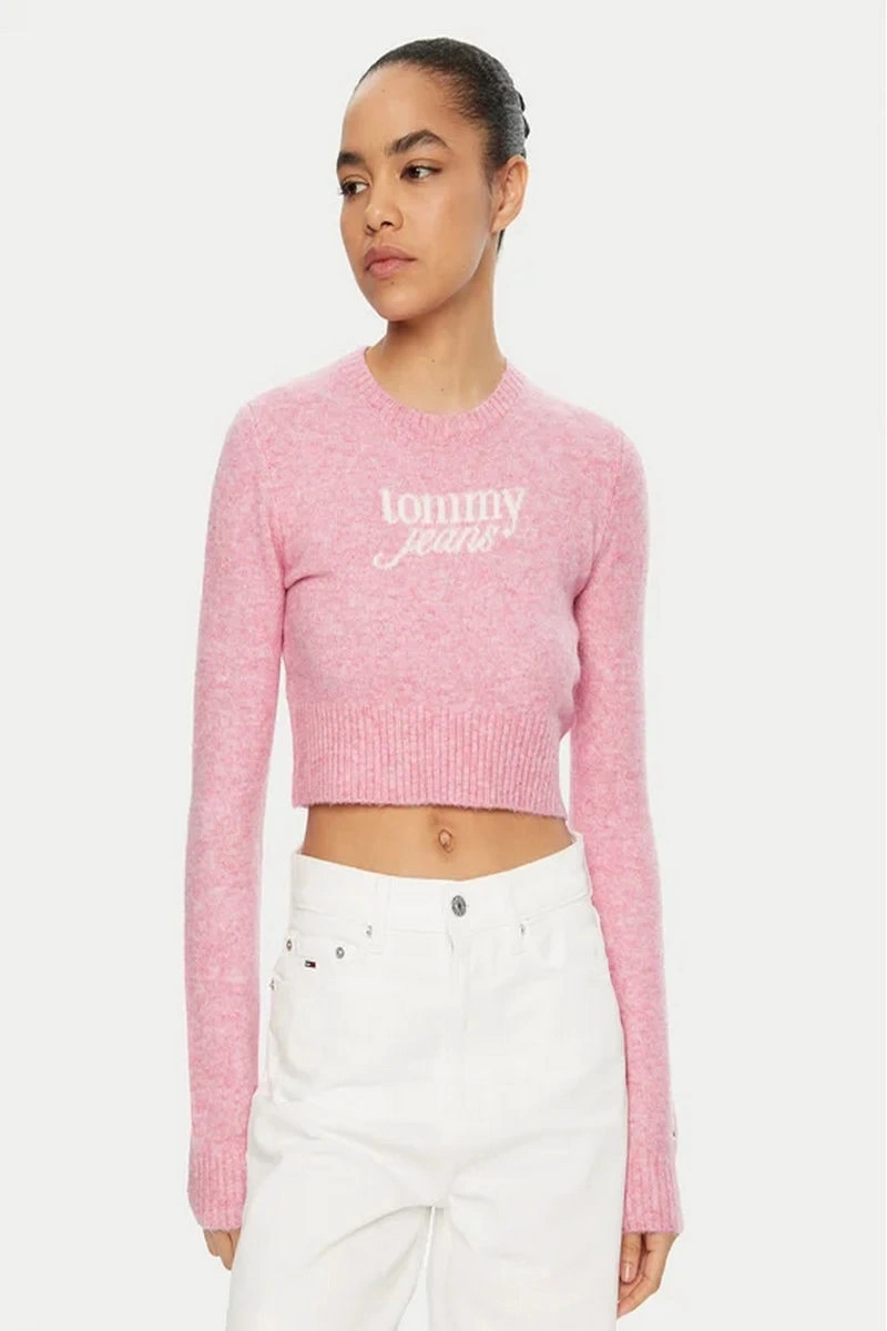 Tommy Jeans Kadın  Pembe Crop