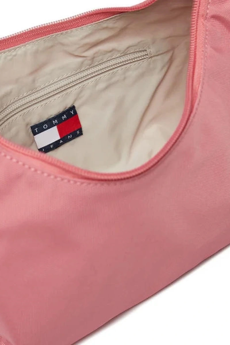 Tommy Hilfiger Kadın Pembe Logolu Omuz Çantası