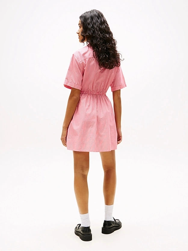TJW MINI STRIPE SHIRT DRESS